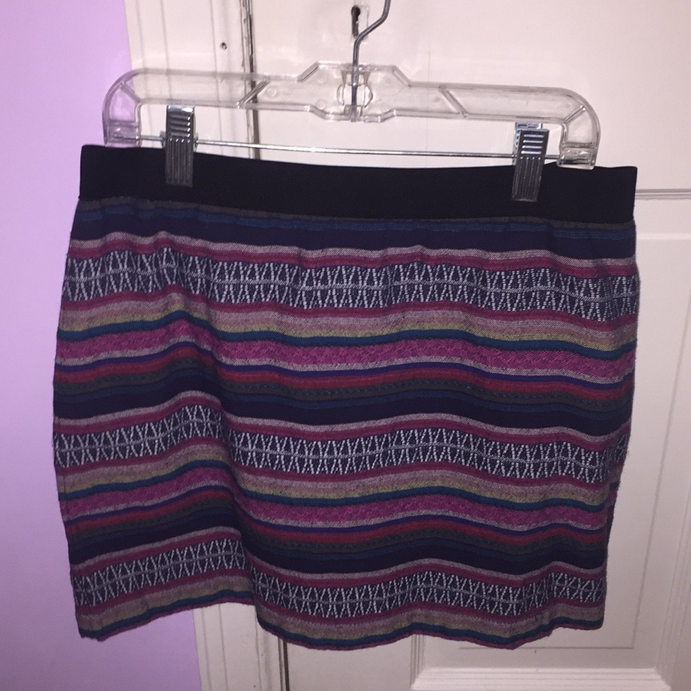 Striped Mini Skirt